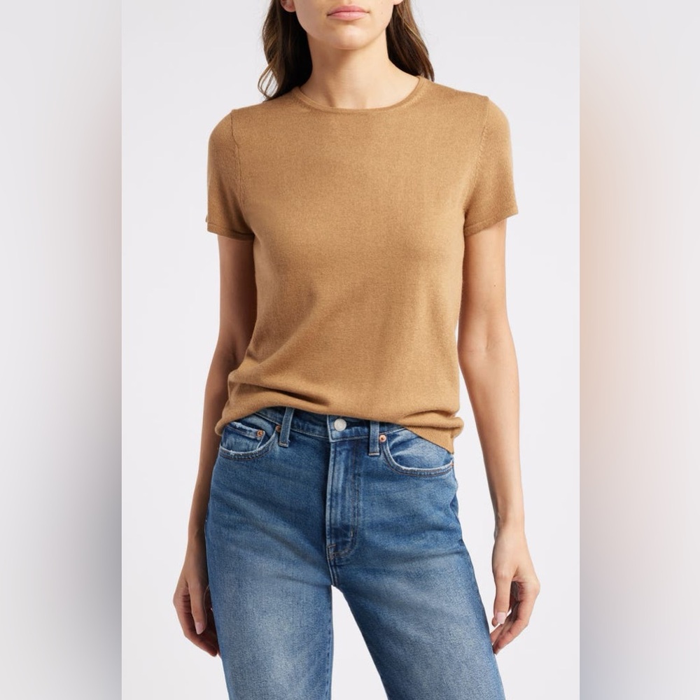 Treasure & Bond - Brown Knit Top (S)